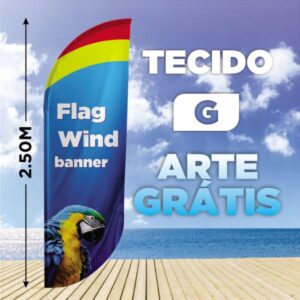 WIND BANNER SÓ TECIDO BEE2