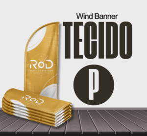 Tecido Wind Banner Rod-P