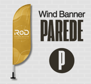 Wind Banner Parede Rod-P